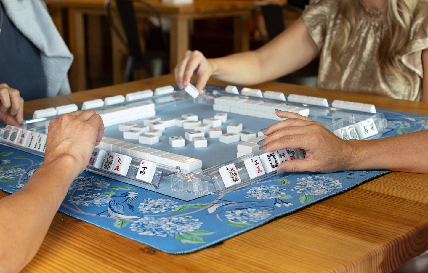 Blue Hydrangea Bird Mat