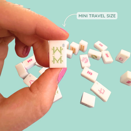 Art Embossed Art Travel Tiles in Acrylic Box W. Dice