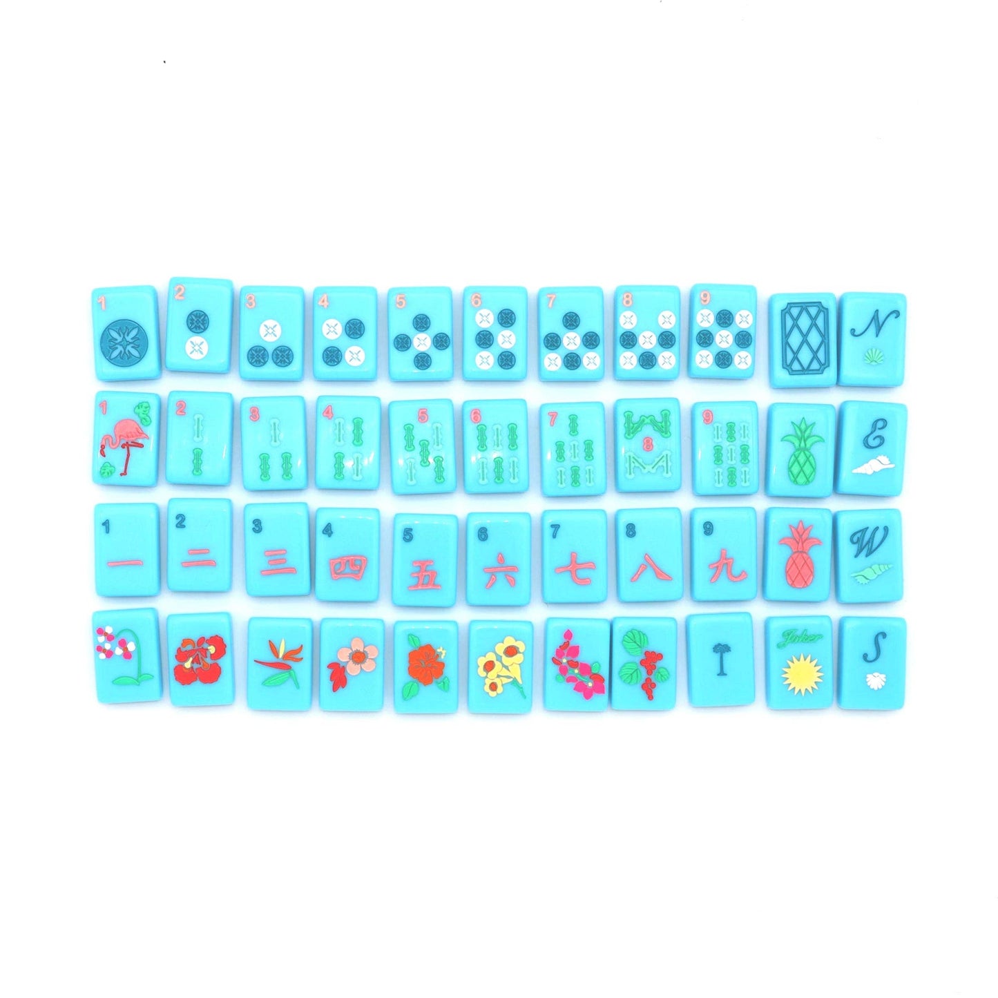 Blue Island Mahjong Tiles