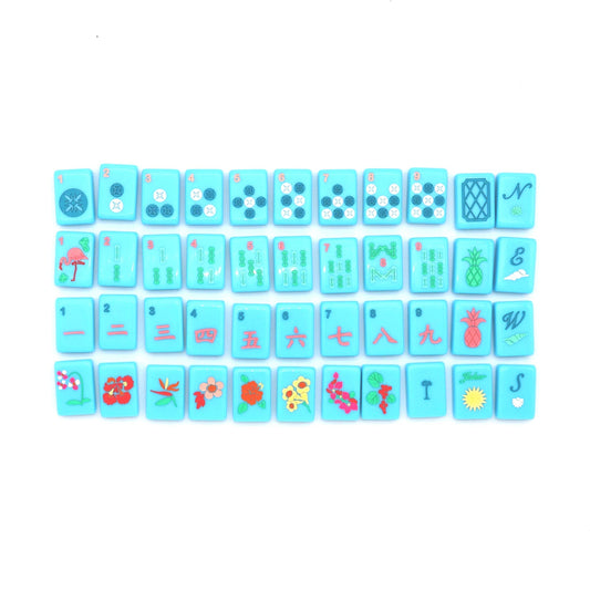 Blue Island Mahjong Tiles
