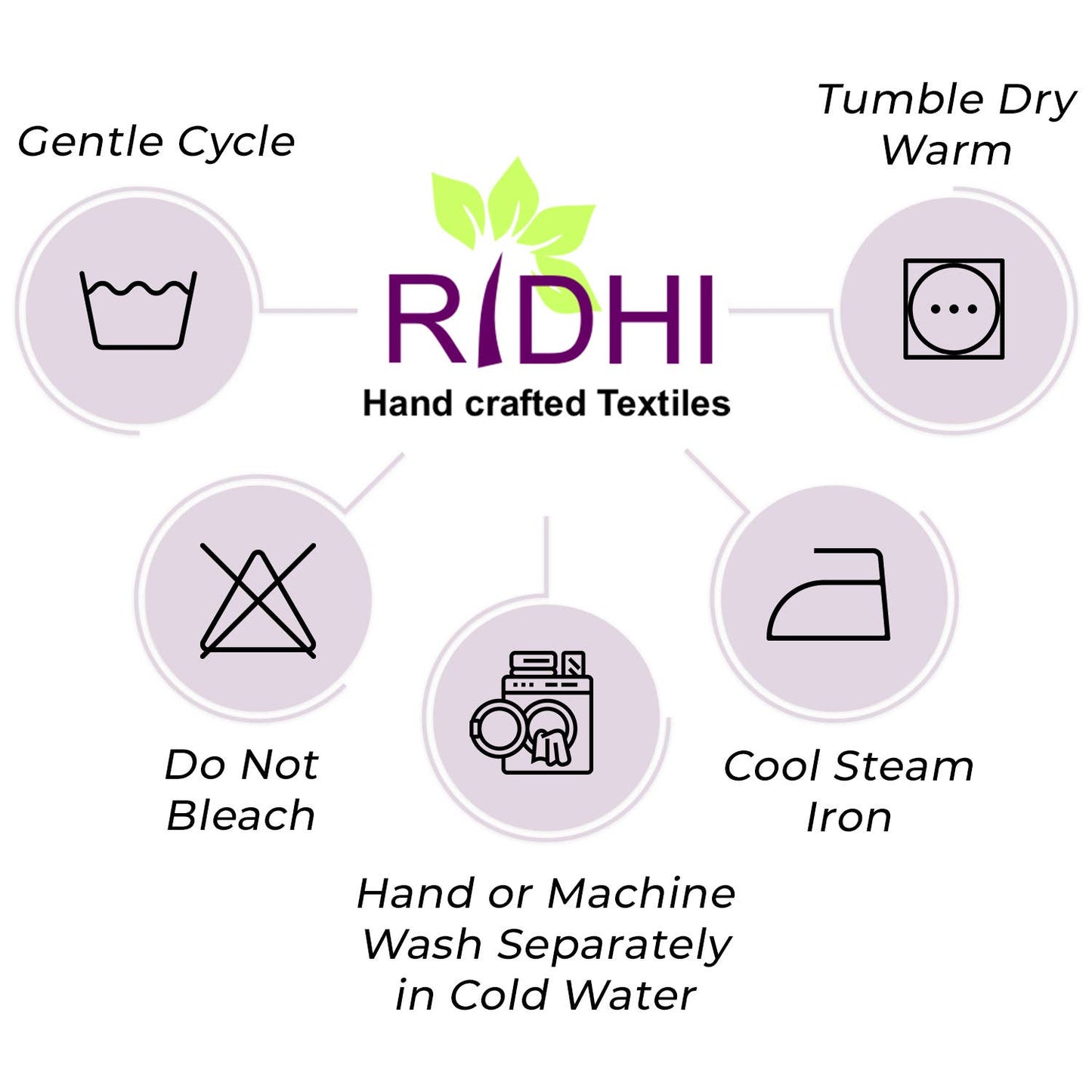 Ice Blue Kelly Green Indian Hand Block Printed Tablecloth