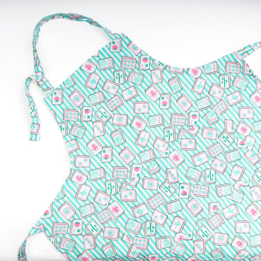 Mahjong Stripe Apron