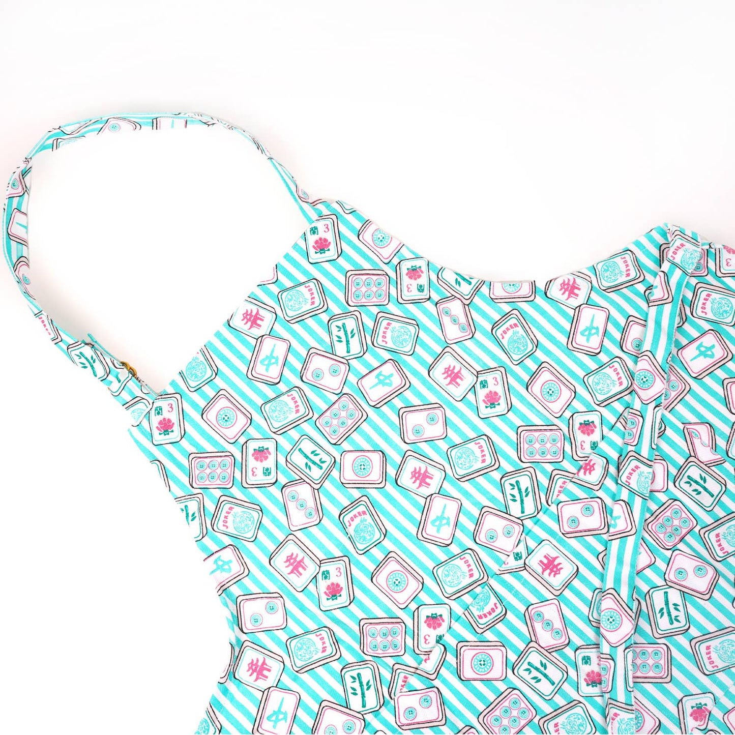 Mahjong Stripe Apron